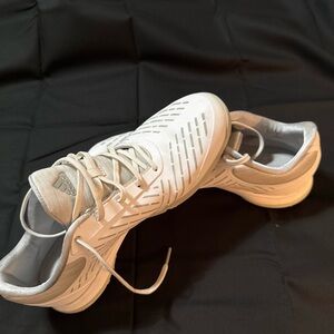 Adidas White and Gray Sports Sneakers